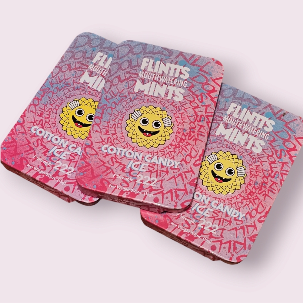 Flints Mints Cotton Candy x3 Pack